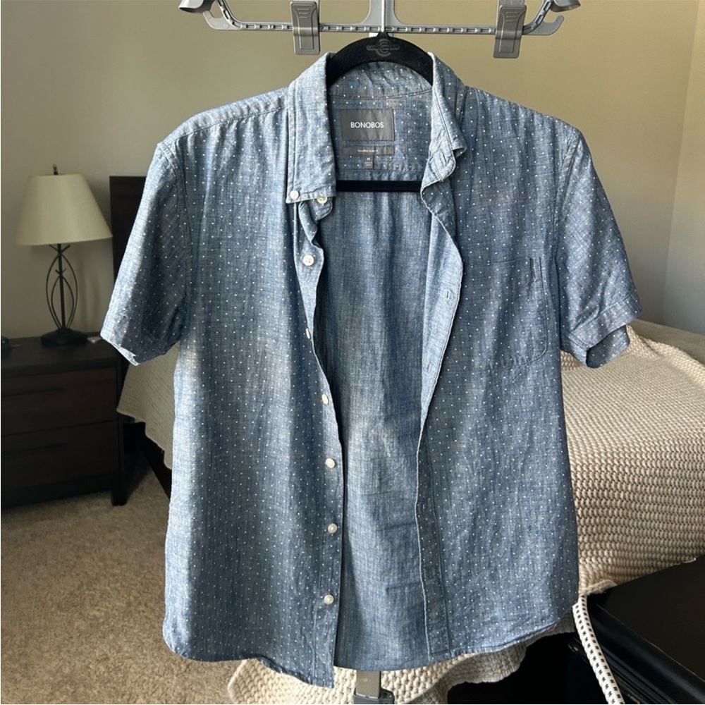 Bonobos Medium Polka Dot Shirt
